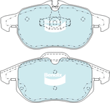 Brake Disc Pad Set Front Bendix DB1664 GCT For HOLDEN ASTRA VECTRA SAAB 9-3 YS3F