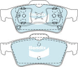 Brake Pads General CT Bendix DB1665GCT for Mazda 3 BK Hatchback 2.3 MZR 2.3LTP L3 VE