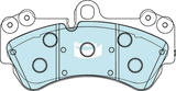 Brake Pads 4WD/SUV Bendix DB16764WD for Porsche Cayenne 92A SUV 4.8 Turbo S 4.8LTP M48.52