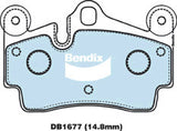 Brake Pads 4WD/SUV Bendix DB16774WD for Audi Q7 4LB SUV TDI quattro 3.0LTD T CJGA