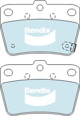Brake Pads 4WD/SUV Bendix DB16804WD for Toyota RAV 4 ACA20 ACA21 SUV 2.0LTP 1AZ FE