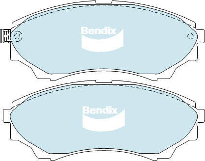 Brake Pads 4WD/SUV Bendix DB16814WD for Mazda B-Serie Bravo MJ Ute i 4.0LTP 1V