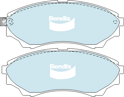 Brake Pads 4WD/SUV Bendix DB16814WD for Mazda B-Serie Bravo MJ Ute i 4.0LTP 1V