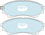 Brake Pads 4WD/SUV Bendix DB16814WD for Ford Courier PH Ute 2.6 i 2.6LTP G6