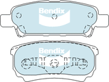 Brake Pads General CT Bendix DB1686GCT for Mitsubishi Lancer CG CH CJ Sedan GDi 2.0LTP 4G94 (GDI)