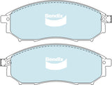 Brake Disc Pad Set Front Bendix DB1696 GCT For INFINITI NISSAN RENAULT