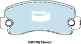 Brake Disc Pad Set Front Bendix DB170 4WD For Mitsubishi L 200 Pajero SIGMA SCORPION Toyota Celica