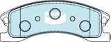 Brake Pads 4WD/SUV Bendix DB17164WD for Jeep Grand Cherokee WJ WG SUV V8 4x4 4.7LTP EVA