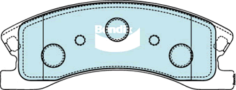 Brake Disc Pad Set Front Bendix DB1716 4WD For JEEP GRAND CHEROKEE WJ WG