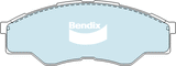 Brake Pads 4WD/SUV Bendix DB17414WD for Toyota Hilux GGN15 Ute 4.0LTP 1GR FE