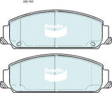 Brake Disc Pad Set Front Bendix DB1765 ULT For HOLDEN CALAIS CAPRICE COMMODORE STATESMAN