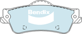 Brake Pads General CT Bendix DB1766GCT for Holden Commodore VE Ute 3.6 i V6 3.6LTP LFX LLT