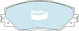 Brake Pads 4WD/SUV Bendix DB18014WD for Toyota RAV 4 ALA49 SUV 2.2LTD 2AD FHV 2AD FTV