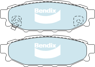 Brake Pads General CT Bendix DB1803GCT for Subaru Outback BP BP9 Wagon AWD 2.5LTP EJ251