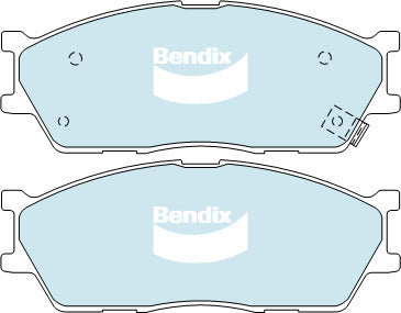 Brake Disc Pad Set Front Bendix DB1805 GCT For KIA RIO BC V6 1.5L
