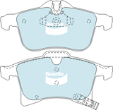 Brake Pads General CT Bendix DB1808GCT for Holden Astra AH Wagon i 1.8LTP Z18XER