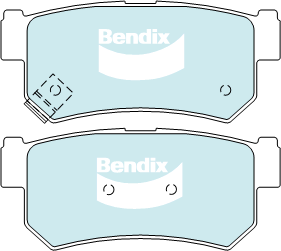Brake Pads General CT Bendix DB1814GCT for Ssangyong Korando KJ SUV 2.9 TD 2.9LTD