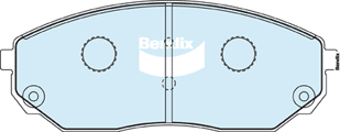 Brake Pads 4WD/SUV Bendix DB18164WD for Kia Sorento BL SUV 3.3 V6 3.3LTP G6DB