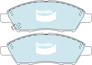Brake Disc Pad Set Front Bendix DB1830 GCT For NISSAN TIIDA C11 1.8L SC11 1.8L