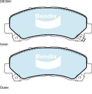 Brake Pads 4WD/SUV Bendix DB18414WD for Holden Colorado RG Cab Chassis 2.8 TD (U143CK) 2.8LTD LWH