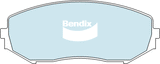 Brake Pads 4WD/SUV Bendix DB18434WD for Honda CR-V RM SUV i-DTEC 4WD 1.6LTD N16A4