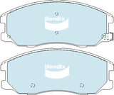 Brake Pads 4WD/SUV Bendix DB18504WD for Holden Captiva CG5 SUV TD 2.2LTD Z22D1