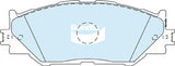Brake Disc Pad Set Front Bendix DB1852 ULT For Lexus IS GSE20 250 350