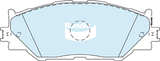 Brake Disc Pad Set Front Bendix DB1852 ULT For Lexus IS GSE20 250 350