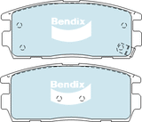 Brake Pads 4WD/SUV Bendix DB18624WD for Holden Captiva CG SUV i 2.4LTP Z24SED