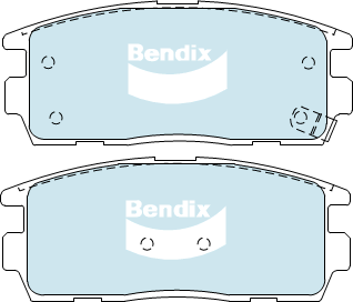 Brake Pads 4WD/SUV Bendix DB18624WD for Holden Captiva CG SUV i AWD 2.4LTP Z24XED