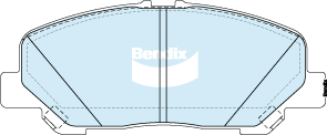 Brake Disc Pad Set Front Bendix DB1913 GCT For Toyota AlphaRD Tarago VELLFIRE