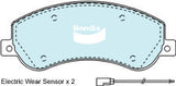Brake Pads H/Duty Bendix DB1915HD for Ford Transit VM Bus D 2.4LTD PHFC