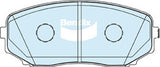Brake Pads 4WD/SUV Bendix DB19164WD for Mitsubishi Pajero Sport QE SUV DI-D 4x4 2.4LTD 4N15