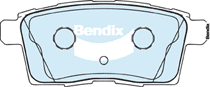 Brake Pads 4WD/SUV Bendix DB19174WD for Mazda CX-7 ER SUV MZR-CD AWD 2.2LTD R2T