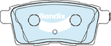 Brake Pads 4WD/SUV Bendix DB19174WD for Mazda CX-9 TB SUV 3.7 AWD 3.7LTP CA