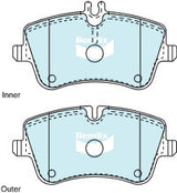 Brake Pads H/Duty Bendix DB1921HD for Mercedes Benz C-Class W203 Sedan C180 (203.035) 2.0LTP M111.951