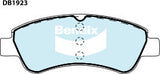 Brake Pads General CT Bendix DB1923GCT for Citroen C4 B7 Hatchback HDi 110 1.6LTD 9HR (DV6C)