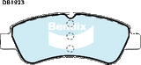 Brake Pads General CT Bendix DB1923GCT for Citroen C4 B7 Hatchback HDi 110 1.6LTD 9HR (DV6C)