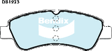 Brake Pads General CT Bendix DB1923GCT for Citroen Berlingo MF GJK GFK MPV (MFNFU) 1.6LTP NFU (TU5JP4)