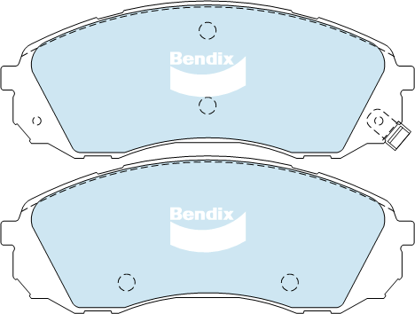 Brake Pads H/Duty Bendix DB1940HD for Kia Carnival/Grand Carnival VQ MPV 2.9 CRDi 2.9LTD J3