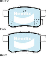 Brake Pads General CT Bendix DB1953GCT for Honda Accord Sedan 3.5 CR 3.5LTP J35Z2