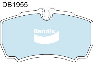 Brake Pads H/Duty Bendix DB1955HD for Ford Transit VM Bus D 2.4LTD PHFC