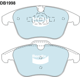 Brake Pads H/Duty Bendix DB1998HD for Ford Mondeo MA MB MC Hatchback XR5 Turbo 2.5LTP HUBA