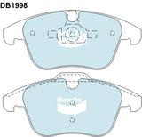 Brake Pads H/Duty Bendix DB1998HD for Volvo S60 134 Sedan D3 2.0LTD D5204 T3 D 5204 T2