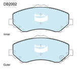 Brake Pads 4WD/SUV Bendix DB20024WD for Dodge Nitro SUV 3.7 4WD 3.7LTP EKG