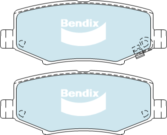 Brake Pads 4WD/SUV Bendix DB20034WD for Jeep Cherokee KK SUV 2.8 CRD 4x4 2.8LTD ENS