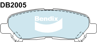 Brake Disc Pad Set Rear Bendix DB2005 4WD For Toyota Kluger U2 3.3L GSU45R 3.5L