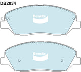 Brake Pads 4WD/SUV Bendix DB20344WD for Hyundai Santa Fe CM SUV 3.3 3.3LTP G6DB