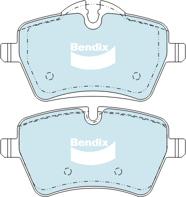 Brake Disc Pad Set  Bendix DB2052 ULT For MINI CLUBMAN COUNTRYMAN PACEMAN R56 R57 R58 R59 COOPER