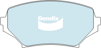 Brake Disc Pad Set  Bendix DB2063 GCT For MAZDA MX-5 NC 2L